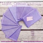 Kézzel festett len hímzővászon 25 count - Light Crocus 70x50 cm