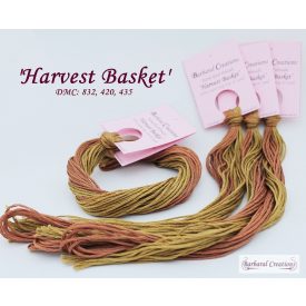 Kézzel festett pamut hímzőfonal - Harvest Basket