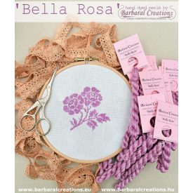   Kézzel festett pamut perlé 12 (gyöngy) hímzőfonal - Bella Rosa