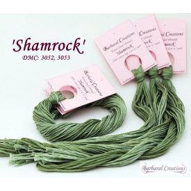 Kézzel festett pamut hímzőfonal - Shamrock