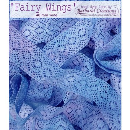 Kézzel festett pamut csipke - Fairy Wings