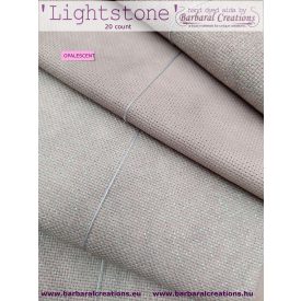   Kézzel festett OPALESCENT aida hímzőalap 20 ct - Lightstone 70x50 cm