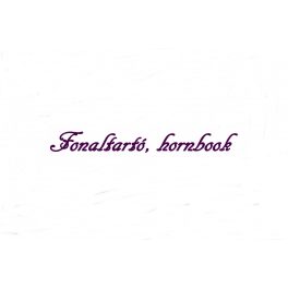 Fonaltartó, hornbook