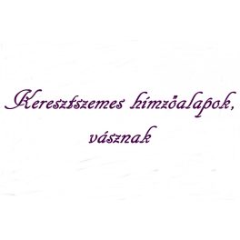Keresztszemes hímzőalapok, vásznak